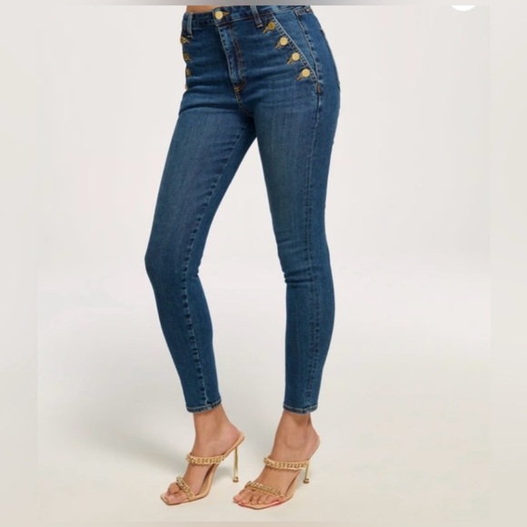 Ramy Brook Dark Blue Skinny Jeans - Picture 16 of 16